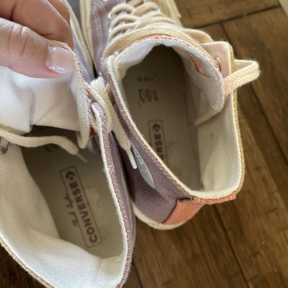 Size 8.5 - Converse Chuck 70 Tri-Panel Pack Shoes Prairie Sand Noble Grey - Picture 6 of 8